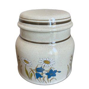 Vintage Royal Doulton Lambethware Hill Top Pattern Lidded Sugar Bowl 1977